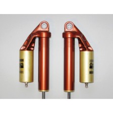 Teinte rouge métal Ohlins...