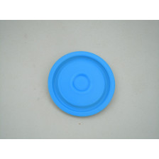Peinture bleu fluo en pot