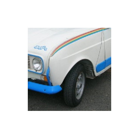 Peinture Sprido RENAULT 4L Jogging bleu spécifique pare-chocs et baguettes