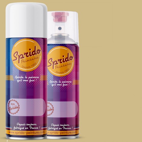 Peinture RAL by Sprido 1000 Beige vert en aérosol 400 ml