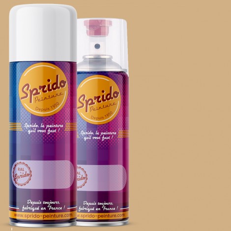 Peinture RAL by Sprido 1001 Beige en aérosol 400 ml