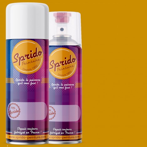 Peinture RAL by Sprido 1005 Jaune miel en aérosol 400 ml