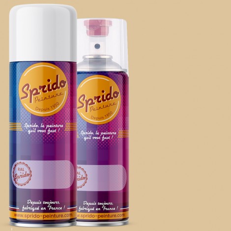Peinture RAL by Sprido 1014 Ivoire en aérosol 400 ml
