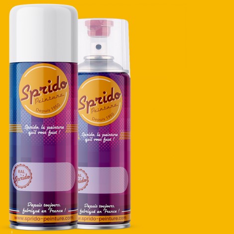 Peinture RAL by Sprido 1021 Jaune colza en aérosol 400 ml