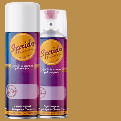 Peinture RAL by Sprido 1024 Jaune ocre en aérosol 400 ml