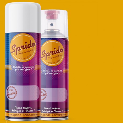Peinture RAL by Sprido 1032 Jaune genêt en aérosol 400 ml
