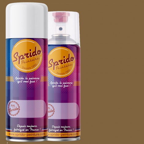 Peinture RAL by Sprido 1036 Or métal en aérosol 400 ml