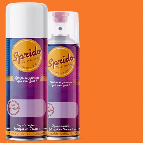 Peinture RAL by Sprido 2003 Orangé pastel en aérosol 400 ml