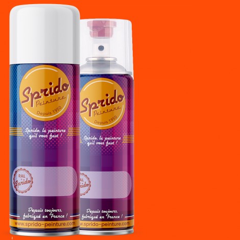 Peinture RAL by Sprido 2005 Orangé brillant en aérosol 400 ml