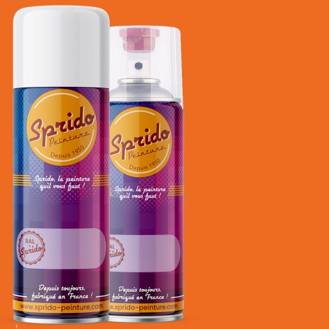 Peinture RAL by Sprido 2008 Orangé rouge clair en aérosol 400 ml