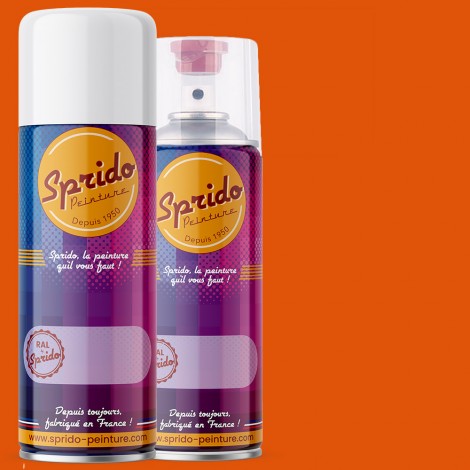 Peinture RAL by Sprido 2009 Orangé signalisation en aérosol 400 ml