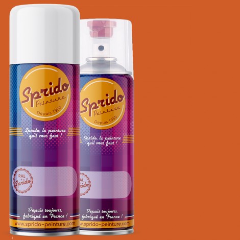 Peinture RAL by Sprido 2010 Orangé de sécurité en aérosol 400 ml