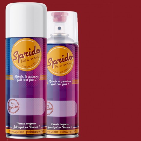 Peinture RAL by Sprido 3003 Rouge rubis en aérosol 400 ml