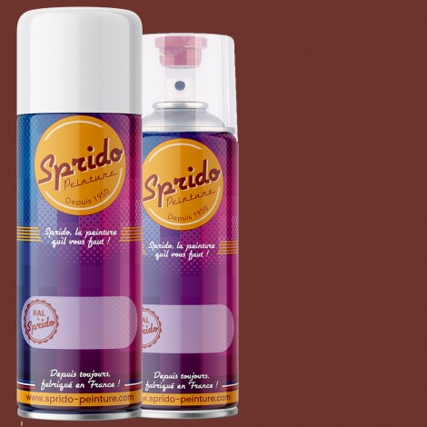 Peinture RAL by Sprido 3009 Rouge oxyde en aérosol 400 ml