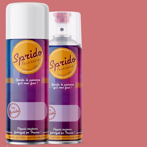 Peinture RAL by Sprido 3014 Vieux rose en aérosol 400 ml
