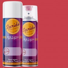 Peinture RAL by Sprido 3018 Rouge fraise en aérosol 400 ml