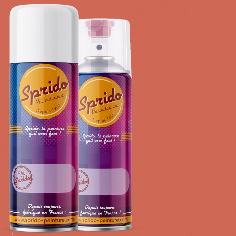Peinture RAL by Sprido 3022 Rouge saumon en aérosol 400 ml