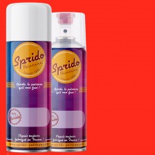 Peinture RAL by Sprido 3026 Rouge clair brillant en aérosol 400 ml