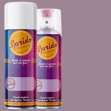 Peinture RAL by Sprido 4009 Violet pastel en aérosol 400 ml