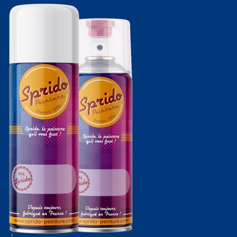 Peinture RAL by Sprido 5002 Bleu outremer en aérosol 400 ml