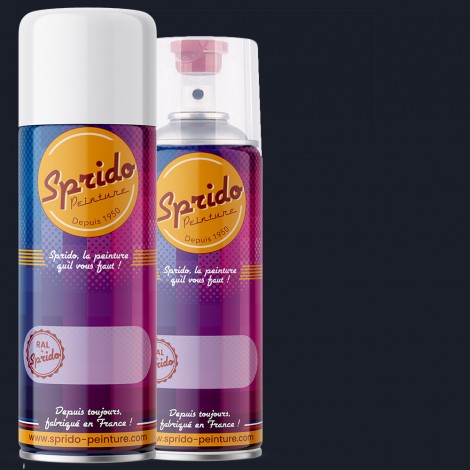 Peinture RAL by Sprido 5004 Bleu noir en aérosol 400 ml