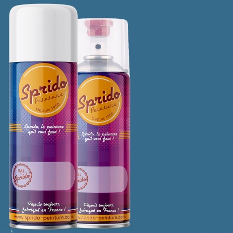 Peinture RAL by Sprido 5007 Bleu brillant en aérosol 400 ml