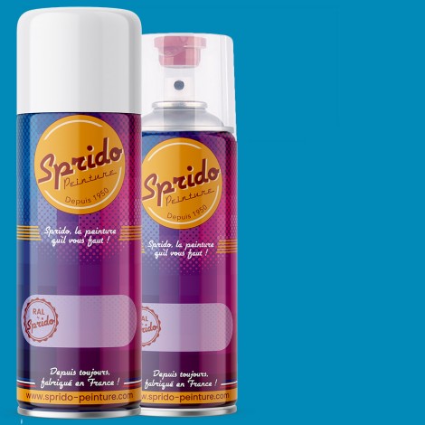 Peinture RAL by Sprido 5012 Bleu clair en aérosol 400 ml