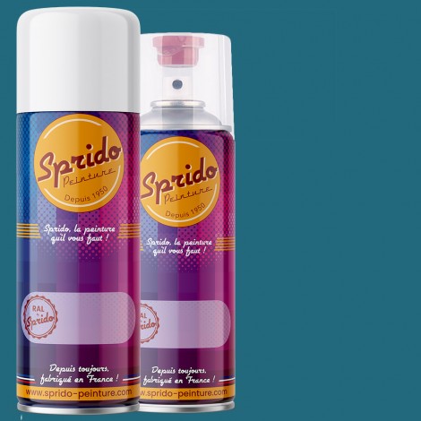 Peinture RAL by Sprido 5025 Bleu Gentiane métal en aérosol 400 ml