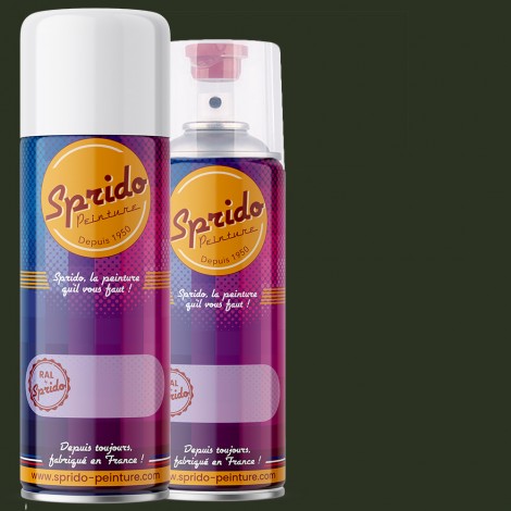 Peinture RAL by Sprido 6007 Vert bouteille en aérosol 400 ml