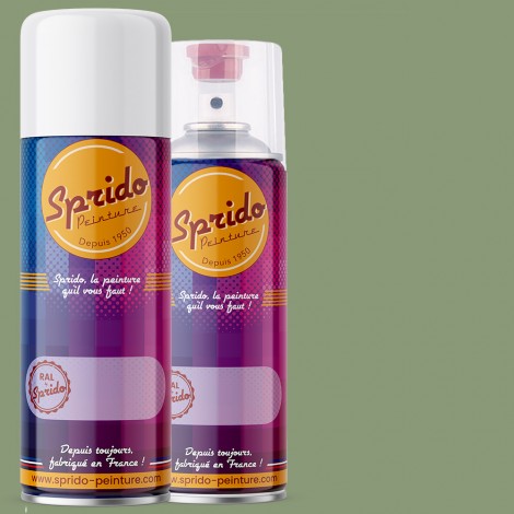 Peinture RAL by Sprido 6021 Vert pâle en aérosol 400 ml