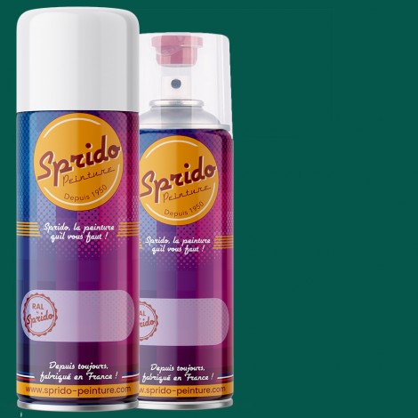 Peinture RAL by Sprido 6036 Vert opale métal en aérosol 400 ml