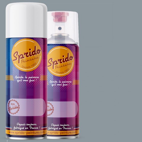 Peinture RAL by Sprido 7001 Gris argent en aérosol 400 ml