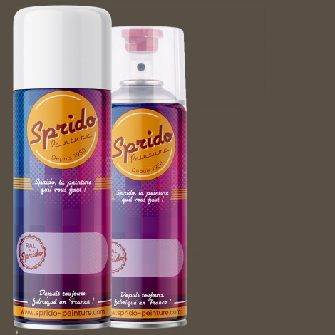 Peinture RAL by Sprido 7013 Gris brun en aérosol 400 ml