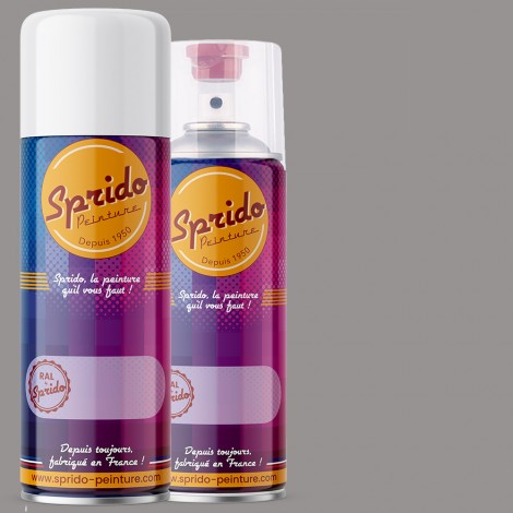 Peinture RAL by Sprido 7036 Gris platine en aérosol 400 ml