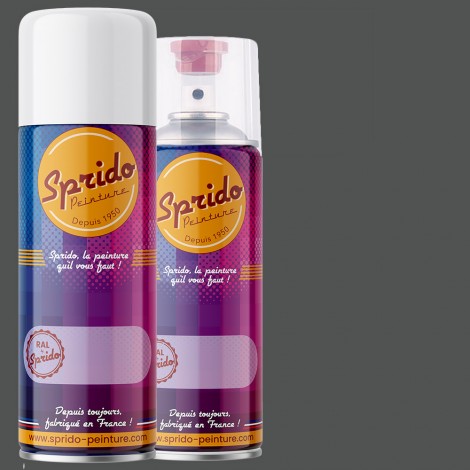 Peinture RAL by Sprido 7043 Gris signalisation B en aérosol 400 ml