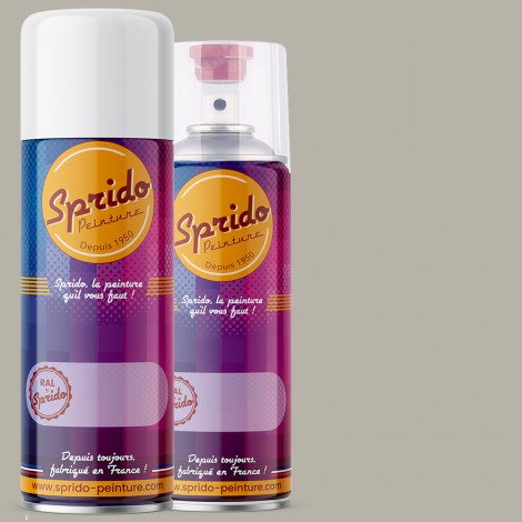 Peinture RAL by Sprido 7044 Gris soie en aérosol 400 ml