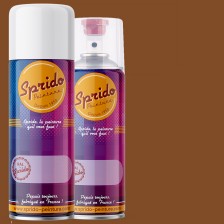 Peinture RAL by Sprido 8003 Brun argile en aérosol 400 ml