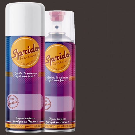 Peinture RAL by Sprido 8019 Brun gris en aérosol 400 ml