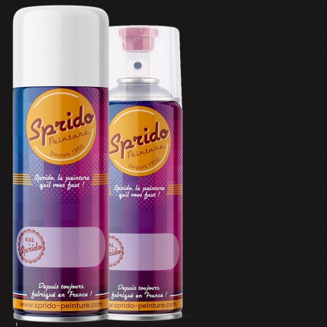 Peinture RAL by Sprido 8022 Brun noir en aérosol 400 ml