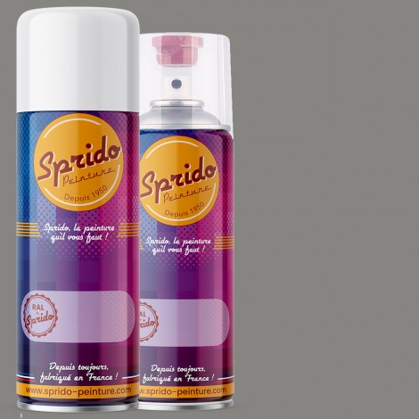Peinture RAL by Sprido 9007 Aluminium gris en aérosol 400 ml