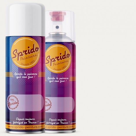 Peinture RAL by Sprido 9016 Blanc signalisation en aérosol 400 ml
