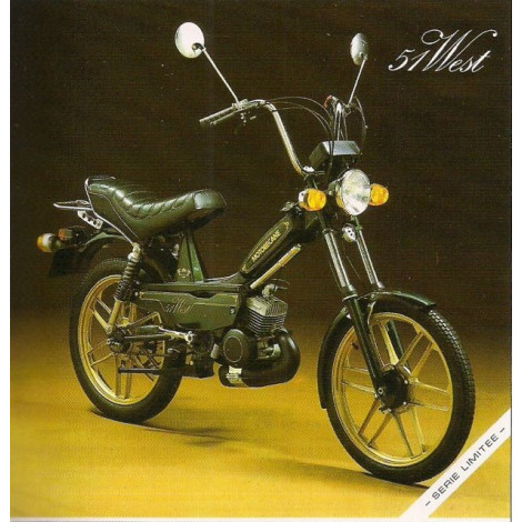 Motobecane teinte jantes sable doré 51 West, Black (ref 1957)