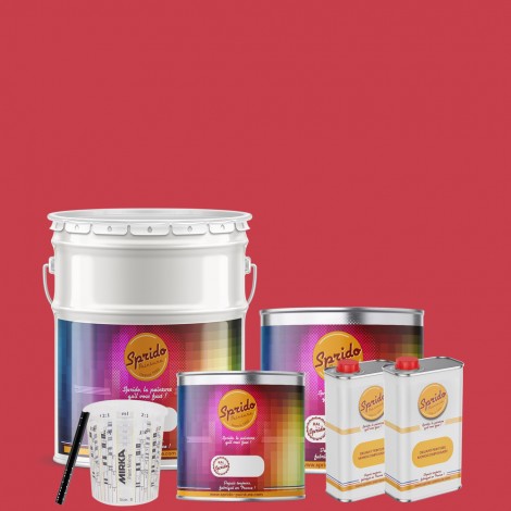 Peinture RAL by Sprido 3018 Rouge fraise en pots