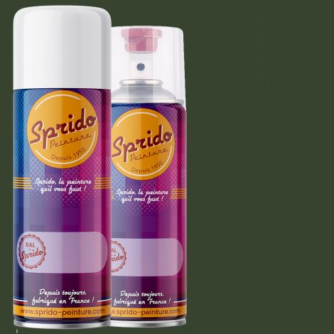 Peinture RAL by Sprido 6020 Vert oxyde chromique en aérosol 400 ml