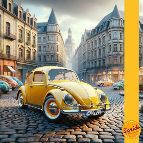 Peinture Sprido VOLKSWAGEN Coccinelle Jaune Citron L15M