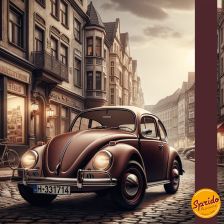 Peinture Sprido VOLKSWAGEN Coccinelle Marron Métallisée L276 