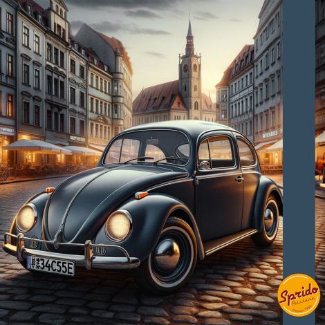 Peinture Sprido VOLKSWAGEN Coccinelle Bleu Golf L390