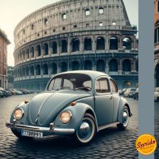 Peinture Sprido VOLKSWAGEN Coccinelle Gemeaux Métallisée L96E