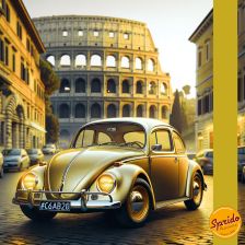 Peinture Sprido VOLKSWAGEN Coccinelle Jaune Citron Métallisée L11E