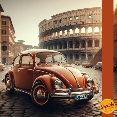 Peinture Sprido VOLKSWAGEN Coccinelle Orange Brillant L20B